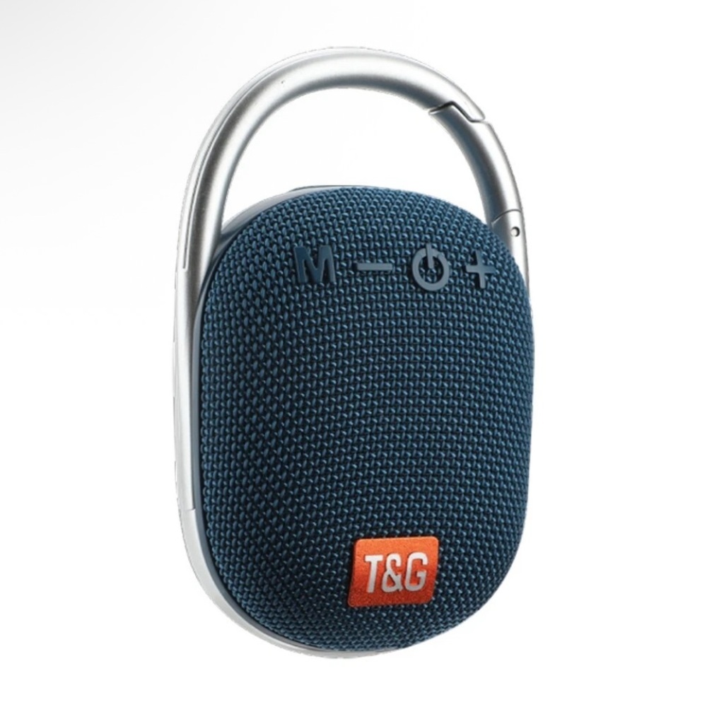 Portable Bluetooth Wireless Speaker w/LED - Blue